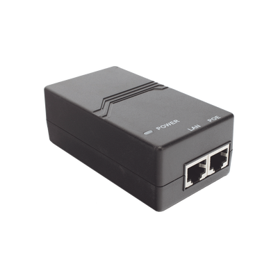 Inyector PoE estándar 802.3af Gigabit (50 V - 0.3 A - 15 W)