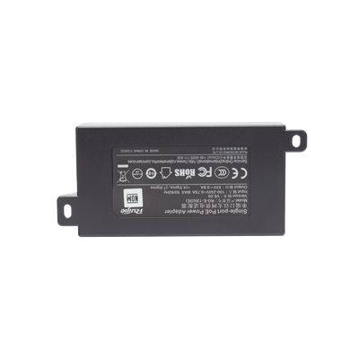 Inyector PoE estándar 802.3at Gigabit (53 V - 0.6 A - 30w)