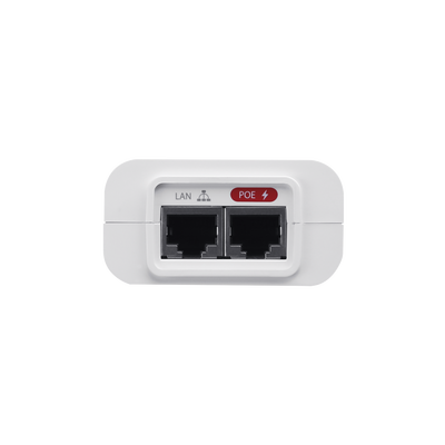 Adaptador POE Ubiquiti (48 VDC  0.32 A) puerto Gigabit  ideal para equipos UniFi