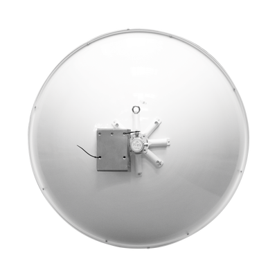 Antena Direccional de Alto Rendimiento/ Parábola profunda para mayor aislamiento al ruido  / 3 ft / 4.9 a 6.1 GHz / Ganancia de 32.1 ± 1 dBi / Soporte de acero inoxidable / polaridad en 90 ° y 45 ° / Incluye montaje.