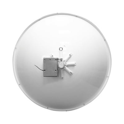 Antena Direccional de Alto Rendimiento/ Parábola profunda para mayor aislamiento al ruido  / 3 ft / 4.9 a 6.1 GHz / Ganancia de 32.1 ± 1 dBi / Soporte de acero inoxidable / polaridad en 90 ° y 45 ° / Incluye montaje.