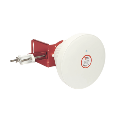 Antena Tipo Horn de 30 °  19 dBi  4.9-6.5 GHz  Ideal para ambientes de alto ruido   Tipo de conector N-Hembra  con montaje y jumpers incluidos