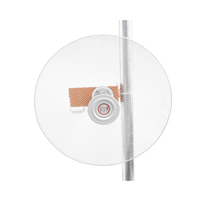 Antena direccional con diseño aerodinámico para minimiza la resistencia al viento  Ganancia de 30 dBi   frecuencia (4.9 - 6.5 GHz)  Polarización doble  incluye montaje para torre o mástil