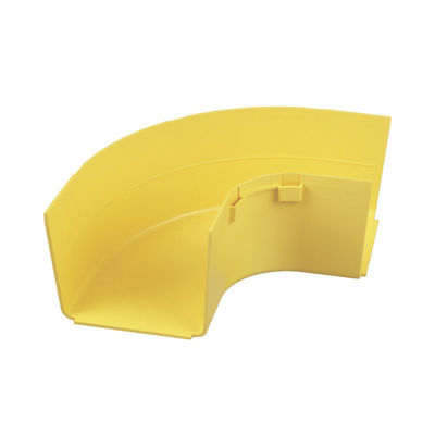 Ángulo Recto a 90º Horizontal  Para Canaletas FiberRunner™ 4X4  Color Amarillo