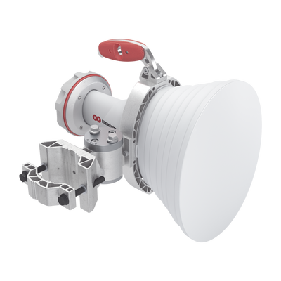 Antena asimétrica de 30° (30°H 20°V) 20.5 dBi tipo cuerno 5180-6000 MHz altamente eficiente  sin cables  sin perdidas  sin lóbulos listas para TwistPort