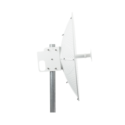 Antena direccional para C5x  C6x  B6X y B5x  Guía de onda para mantener la integridad de la señal y minimiza la pérdida en transmisión   4.9 - 6.5 GHz  3 ft  Ganancia de 34 dBi  Montaje incluido