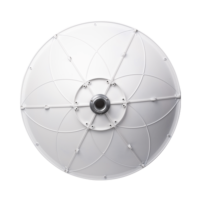 Antena direccional para C5x  B5X  B6X y C6X Doble polaridad 45 ° y 90 °  4.9 - 6.5 GHz  2 ft  Ganancia de 30 dBi  Montaje incluido
