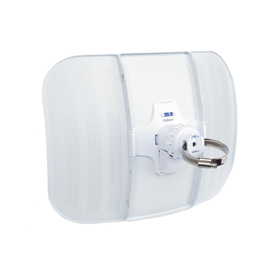 LiteBeam airMAX M5 CPE hasta 100 Mbps  5 GHz (5150 - 5875 MHz) con antena integrada de 23 dBi