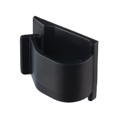 Clip de Nylon 6.6 con Adhesivo  Para Cables de Hasta 9.7 mm de Diámetro  Uso Interior/Exterior  Color Negro  Paquete de 100pz
