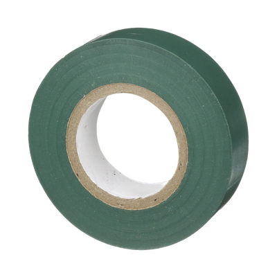 Cinta Eléctrica STRONGHOLD para Aislar  de PVC  Uso General Reparación y Mantenimiento  Grosor de 0.18mm (7 mil)  Ancho de 19mm  y 20.12m de Largo  Color Verde