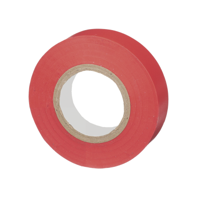 Cinta Eléctrica STRONGHOLD para Aislar  de PVC  Uso General Reparación y Mantenimiento  Grosor de 0.18mm (7 mil)  Ancho de 19mm  y 20.12m de Largo  Color Rojo