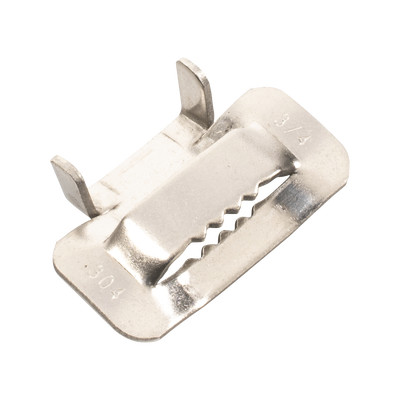 Hebilla de Acero Inoxidable T  3/4"  100 piezas