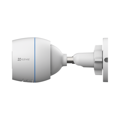 Bala IP 2 Megapíxel / Wi-Fi  / Micrófono integrado / Visión 106° / Detección de movimiento / Notificación Push / Ranura Para Memoria / Uso en Exterior