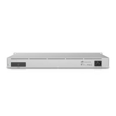 UniFi Switch Empresarial Capa 3 de 24 puertos PoE 802.3af/at (12 puertos 2.5G y 12 puertos 1G) + 2 puertos 1/10G SFP+  400W  pantalla informativa