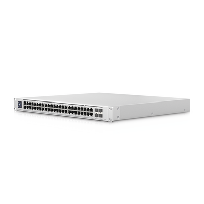 UniFi Switch Enterprise administrable capa 3  48 puertos 2.5GbE RJ45 POE+  4 puertos 10G SFP+  720W  con pantalla táctil de 1.3"
