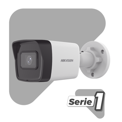 Bala IP 4 Megapixel / Lente 2.8 mm / ACUSENSE Lite (Detección de Movimiento en Humanos y Vehiculos) / Microfono Integrado / 30 mts IR EXIR 2.0 / Exterior IP67 / WDR 120 dB / PoE / ONVIF / MicroSD