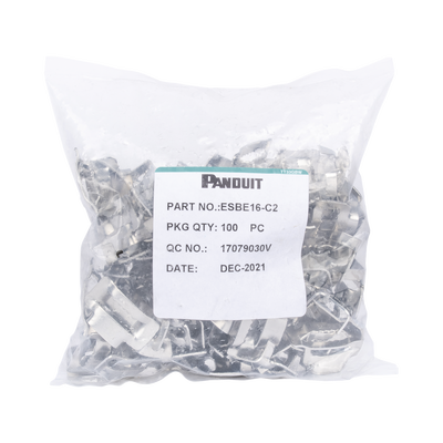 Hebillas PanSteel™ de Acero Inoxidable 201  Para Uso con Fleje ESW16T76-CR2 de 5/8  Paquete de 100pz