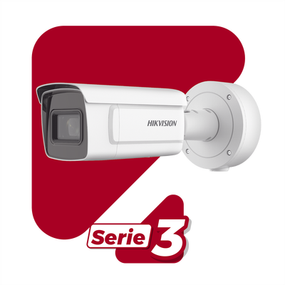 Bala IP 2 Megapixel / Lente Mot. 4.7 a 71 mm (15X Zoom)  / 150 mts IR EXIR / IP67 / IK10 / WDR 120 dB / PoE + / AcuSense / Videoanaliticos Integrados / MicroSD