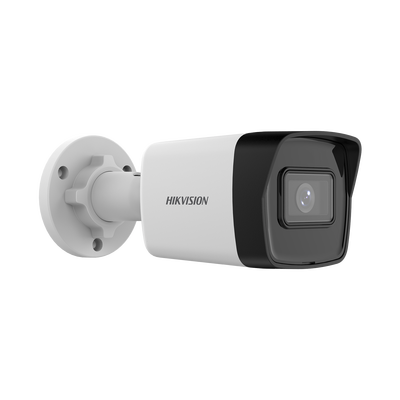 Bala IP 2 Megapixel / Lente 2.8 mm / ACUSENSE Lite (Detección de Movimiento en Humanos) / Micrófono Integrado / 20 mts IR EXIR / Exterior IP67 / H.265+ / PoE / ONVIF