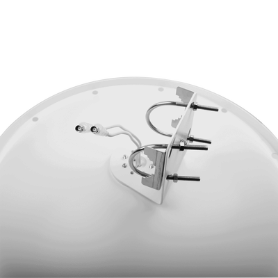 Antena Direccional con Frecuencia Extendida / 4.8 - 6.5 GHz / 28 dBi /  Jumper incluido con conector  SMA-Macho Inverso / Polaridad en 90º y 45º / Montaje incluido para torre o mástil