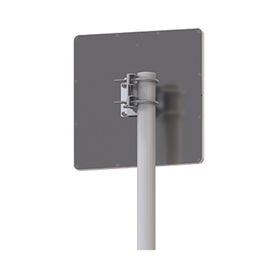 Antena Tipo Panel 2400 MHz  Apertura H/V (18º)  Ganancia 20 dBi  Dimensiones 30 x 30 4.5 cm  Conector N- Hembra  Para exterior