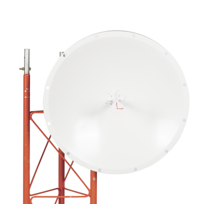 Antena Direccional con Frecuencia Extendida / 4.8 - 6.5 GHz / 28 dBi /  Jumper incluido con conector N-Macho / Polaridad en 90º y 45º / Montaje incluido para torre o mástil