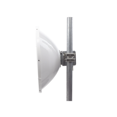 Antena Direccional de Alto Rendimiento/ Parábola profunda para mayor aislamiento al ruido / 29 ± 1 dBi / 4.9 - 6.4 GHz / Conectores N-Hembra / Fácil Montaje y Soporte de acero inoxidable / Radomo Incluido