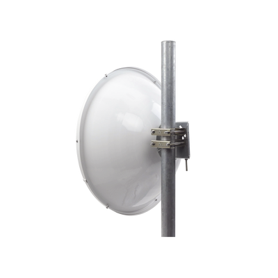 Antena Direccional de Alto Rendimiento/ Parábola profunda para mayor aislamiento al ruido / 29 ± 1 dBi / 4.9 - 6.4 GHz / Conectores N-Hembra / Fácil Montaje y Soporte de acero inoxidable / Radomo Incluido