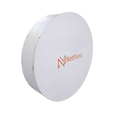 Antena de parabola profunda  blindada  con supresión al ruido de 4 ft  4.9-6.4 GHz  Ganancia 37 dBi con SLANT de 45 ° y 90 °  ideal para hasta 100 km  Conectores N-hembra  montaje con alineación milimétrica.