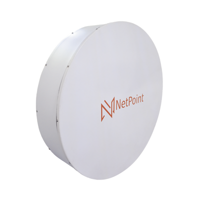 Antena de parabola profunda  blindada  con supresión al ruido de 6 ft  4.9-6.4 GHz  Ganancia 41 dBi con SLANT de 45 ° y 90 °  ideal para distancias superiores a 100 km  Conectores N-hembra  montaje con alineación milimétrica.