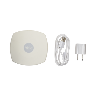 Kit Cerradura Eléctrica 321DC  Izquierda y Hub para Apertura a través de Smartphone   Compatible con YALE CONNECT