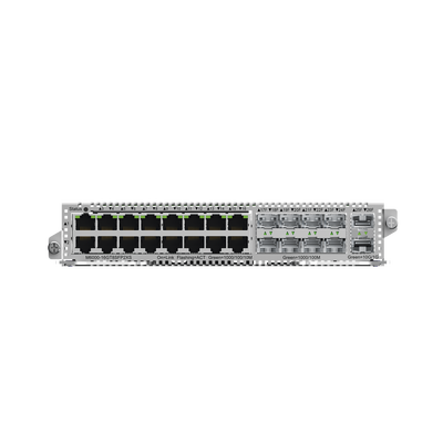 Tarjeta de Red con 16 puertos RJ45 1Gb  8 puertos SFP 1Gb y 2 puertos SFP+ 10Gb para Chasis RG-NBS6002
