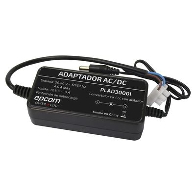 2 en 1 / 1.- Convertidor de 20 - 30 VCA a 12 Vcc @ 3 Amp / 2.- Filtro Contra Ruido para Cámaras TurboHD  CVI  TVI / Envío Largas Distancias
