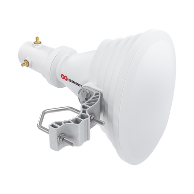 Antena Sectorial Asimétrica Starter Horn de 45º  5150 - 5950 MHz  ganancia de 17 dBi  conexión directa con radios IS-5AC  PS-5AC y IS-M5  conexión RP-SMA