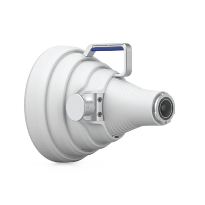 Antena Sectorial 30° tipo Horn para Multipunto  19.5 dBi. Rango extendido 5.15 - 6.875 GHz. Alto aislamiento al ruido. Compatible solo con AF5XHD  RP5ACGEN2 y LTURocket