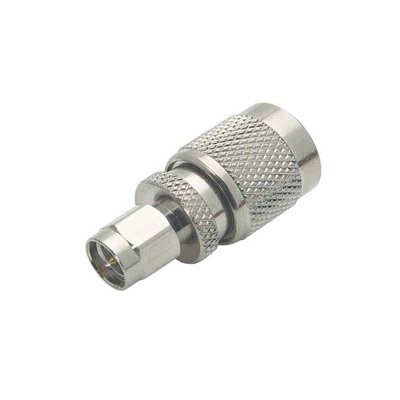 Adaptador en Línea  de Conector SMA Macho a TNC Macho  Níquel/ Oro/ Teflón.
