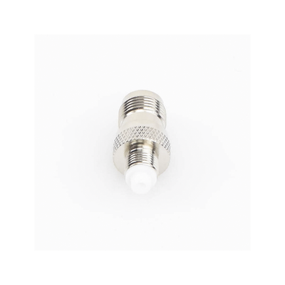Adaptador en Línea  de Conector TNC Hembra a FME Hembra  Niple Europeo  Níquel/ Oro/ Teflón.