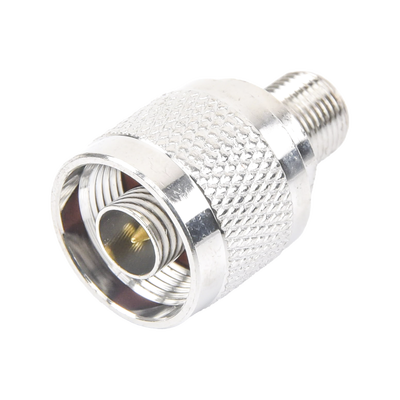 Adaptador N Macho a F Hembra   Niquel/ Oro/ Teflón