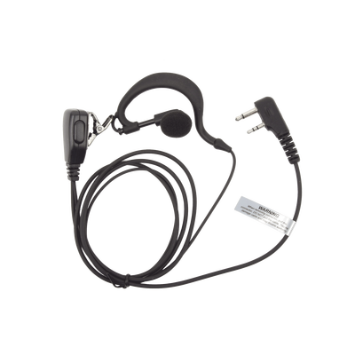 Micrófono - audífono de solapa ajustable al oído para ICOM IC-F11/ 14/3021/ 3013/ 3103/ 3003/ 1100D/2100D
