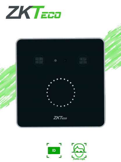 ZKTECO KF1100 - Lector de autenticacion facial SIN CONTACTO / 1500 Rostros / 100 000 Registros / TCP/IP / Wiegand / RS485 / Requiere panel de control de Acceso ZK o DM10 #ZK11 #ZK3