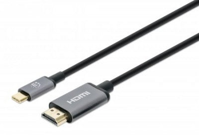 Cable adaptador de USB-C a HDMI de 4K@60Hz MANHATTAN 153591