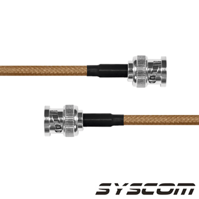Jumper con Cable LP142 de 60 cm  con Conectores BNC Macho a BNC Macho.