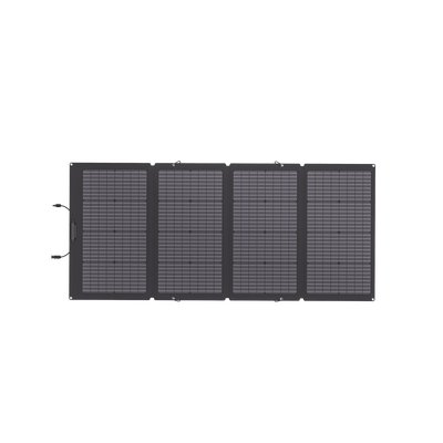 Módulo Solar Portátil y Flexible de 220W Recomendado para Estaciones Portátiles EFD330  EFD350 ó EFD500 / Ajuste de Ángulo / Carga Eficiente / Incluye Cable XT60 a MC4