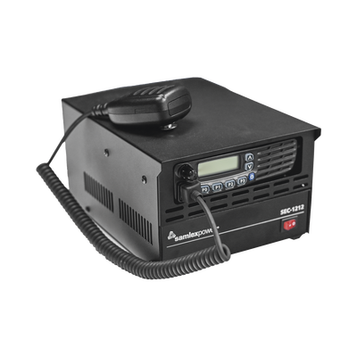 Gabinete para Radios ICOM Serie 121/221/121S/221S/M/5013 compatible con Fuente de Poder SEC (Fuente y Radio NO incluidos).