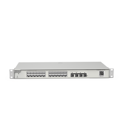 Switch Administrable Capa 3 con 24 puertos Gigabit + 4 SFP+ para fibra 10Gb  gestión gratuita desde la nube
