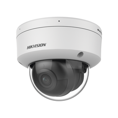 Domo IP 6 Megapixel / Lente 2.8 mm / 40 mts IR / Exterior IP67 / IK10 / Microfono Integrado / DARKFIGHTER / Audio y Alarma I/O / PoE / ONVIF / Micro SD / 4 Analíticos: AcuSense  Deteccion Facial  Conteo de Personas por Cruce y Zona