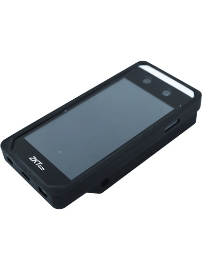 ZKTECO - HORUSE1BATTERY- Control de asistencia portátil con batería de respaldo y funda de protección / Soporta 6 000 rostros / 4G