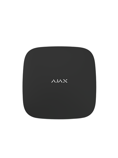 AJAX Hub2PlusB - Panel de alarma conexión Ethernet / WiFi / LTE color Negro / APP “AJAX PRO” iOS y Android / hasta 200 dispositivos / Hasta 100 cámaras / Hasta 200 Usuarios / 2 SIM / Hasta 14h de duración de la batería (28280.40.BL3)
