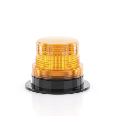 Burbuja Brillante de Larga Vida Útil  con 8 LEDs Color Ambar  Domo Ambar  110 Vca