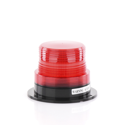 Burbuja Brillante de Larga Vida Útil  con 8 LEDs Color Rojo  Domo Rojo  110 Vca
